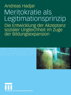 cover image of Meritokratie als Legitimationsprinzip